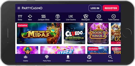 party casino account login